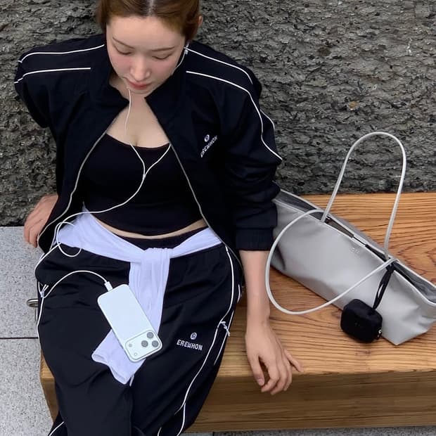 룰루레몬 X 에레헌 베벌리힐스 매장 구매 트레이닝 세트