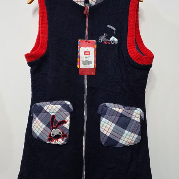 JDX 여성 골프 방풍 니트 조끼