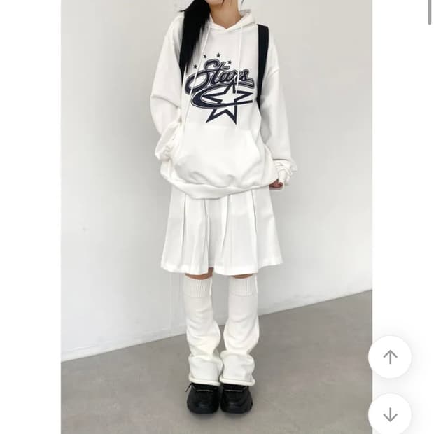 에이블리 남여공용 y2k 스타 후드티 (새상품)