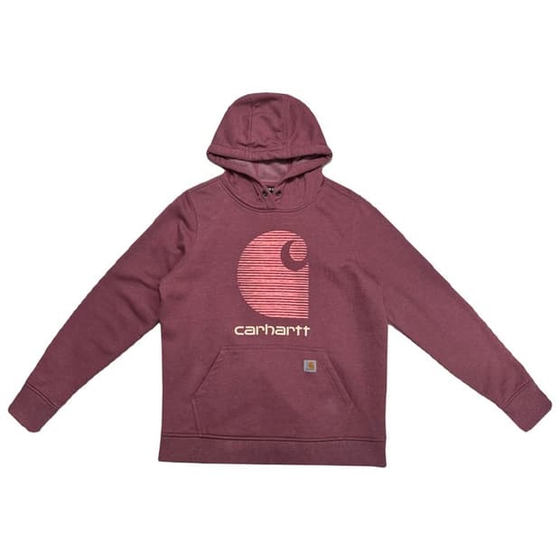 CARHARTT 레인 디펜더 후드티 핑크 L