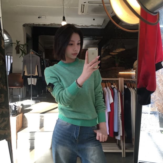 16437 - 스톤아일랜드 와펜 니트