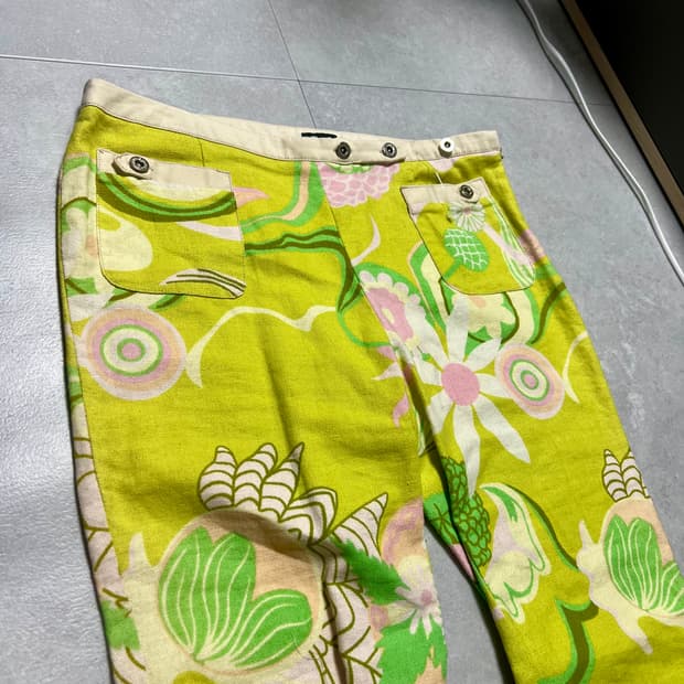 [M] 90s D&G 돌체앤가바나 플라워 패턴 팬츠