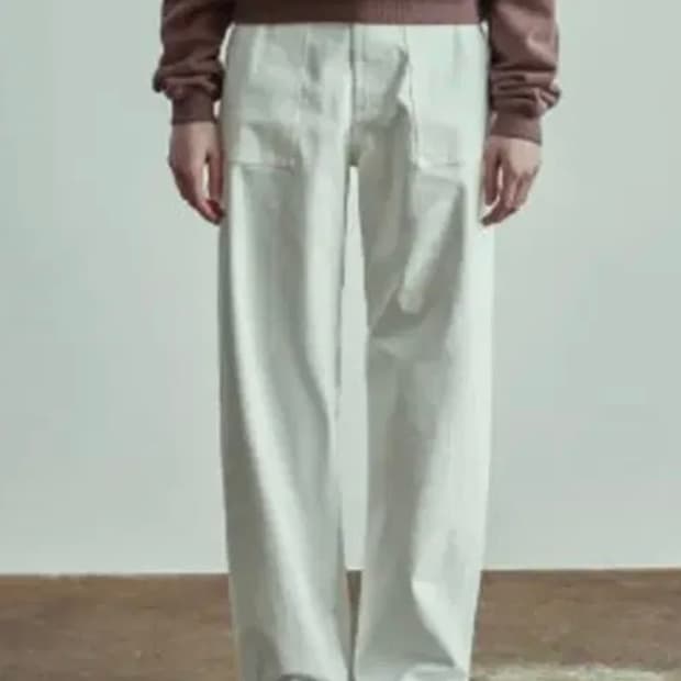 유니폼브릿지 우먼 baker pants(womens) white