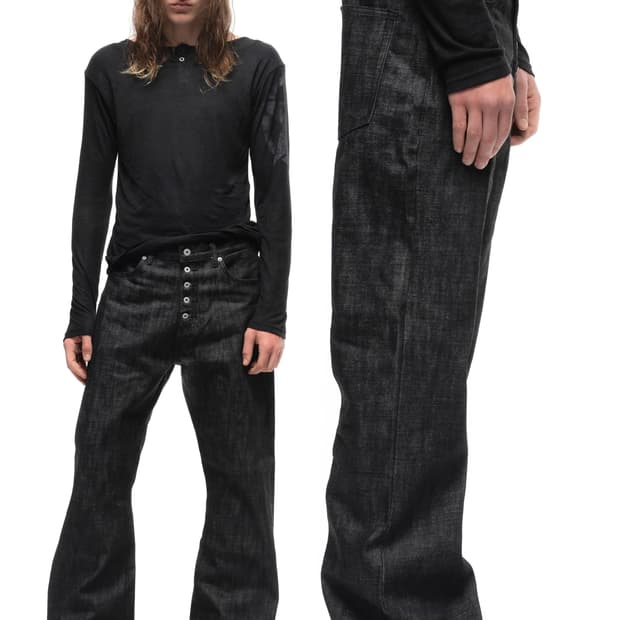 RAW DENIM JAPANESE BOOTCUT FIT BLACK