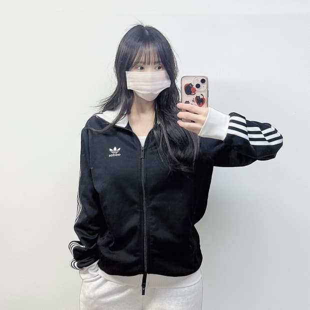 아디다스 베켄바우어 트랙탑 져지 블랙 화이트