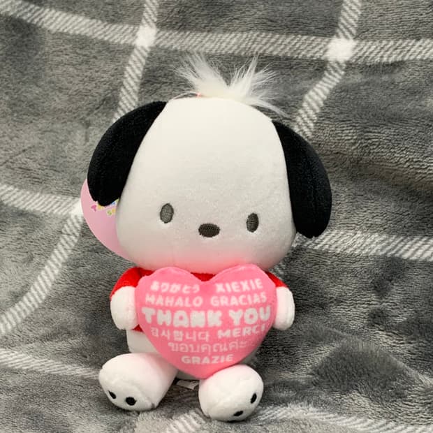 산리오 포차코  Thank You 하트 마스코트