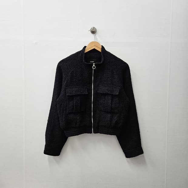 LAP studio 트위드 크롭자켓L