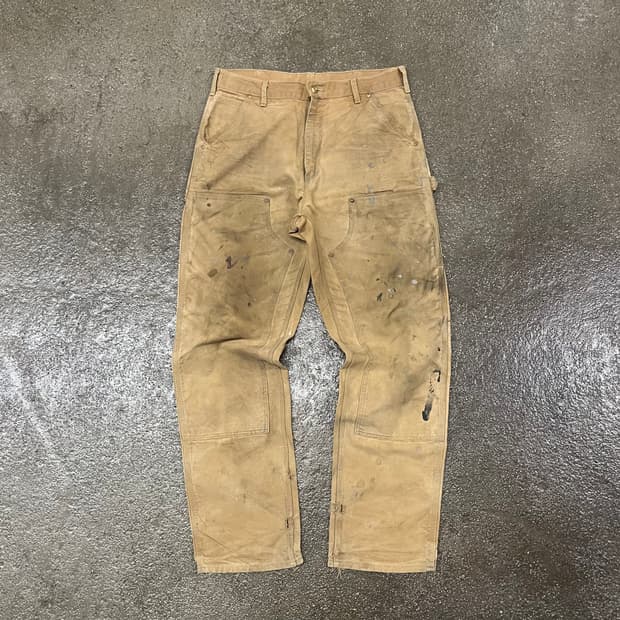 00s USA Carhartt 더블니 워크 팬츠 (34“)
