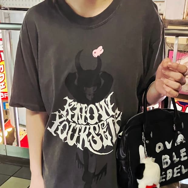 빔즈 타나카 카에 반팔 티셔츠