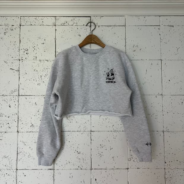 우먼M HDEX 크롭 맨투맨