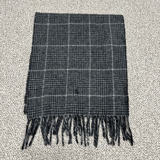 [택포,램스울100] 폴로 랄프로렌 이태리 머플러 목도리 [A+]