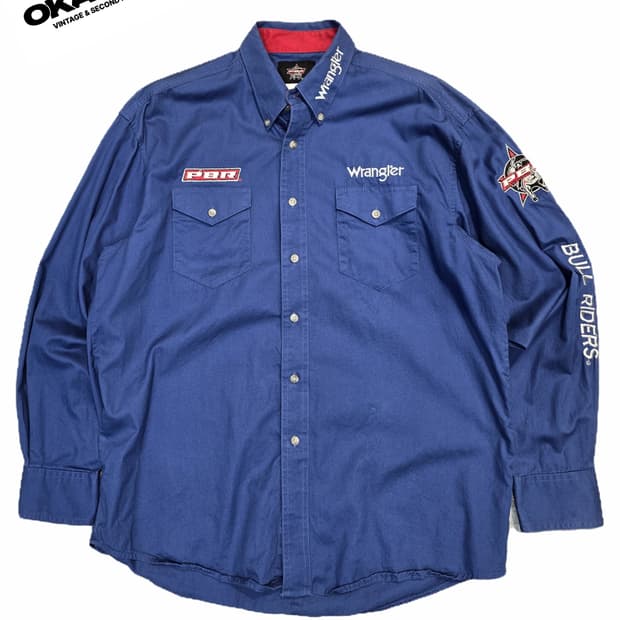 WRANGLER x PBR 카우보이 셔츠