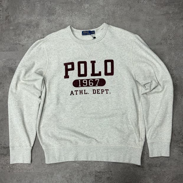 폴로 랄프로렌 맨투맨 스웨트셔츠 회색