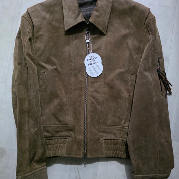 엘무드 토바코 리얼 스웨이드 자켓 44