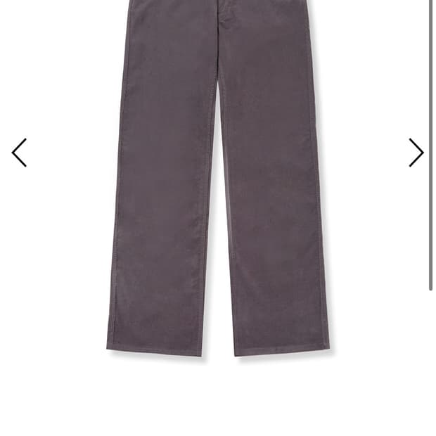 Invisible coduroy pants