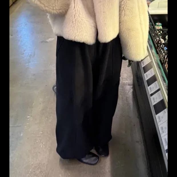 새)에토스 플리스 팬츠 블랙 m