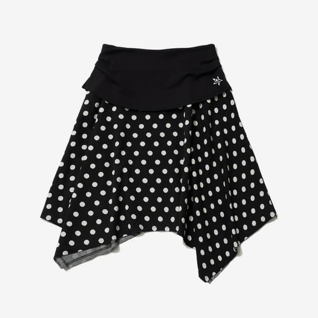 잇자바이브 도트스커트