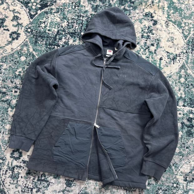 Levis 리바이스 후드 그런지 패치 인디고 집업(s)