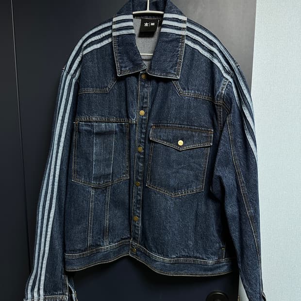 아디다스 x 아이비파크 청자켓 L사이즈