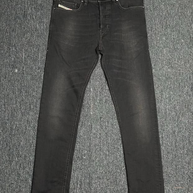 디젤 TEPHAR 슬림 카브리오 블랙 데님 W28 L32