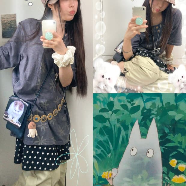 마녀배달부 키키 지지 빈티지 코디세트 3pcs