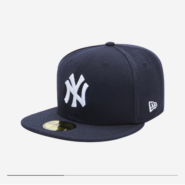 738 뉴에라 피프티 mlb 어센틱 양키스 네이비 캡 스냅백 모자 네이비