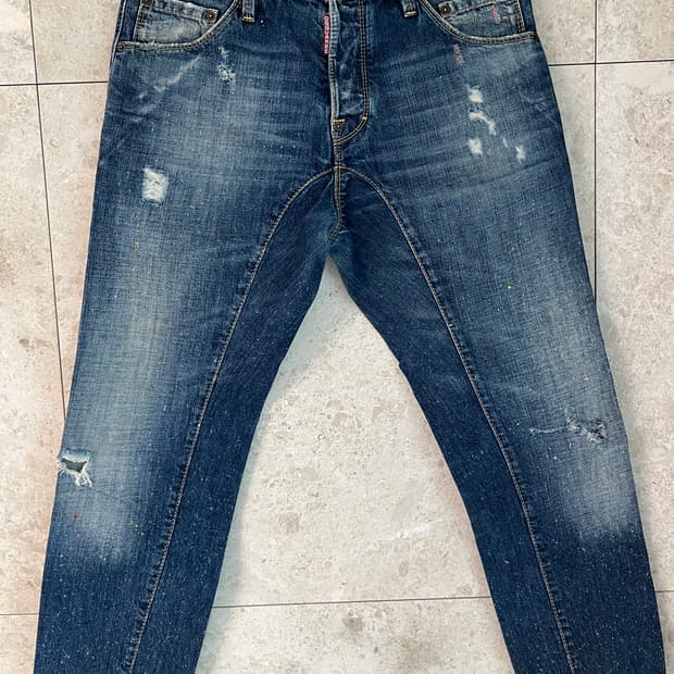디스퀘어드 데미지 워싱 청바지 46 정품
