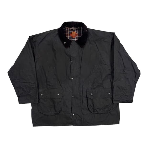 2XL) 로열 스펜서 90s 영국산 왁스 헌팅 자켓 OJ-P--