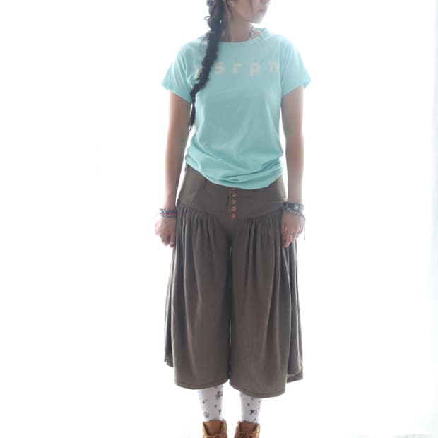 [Kapital] Khaki Brown Culottes Pants