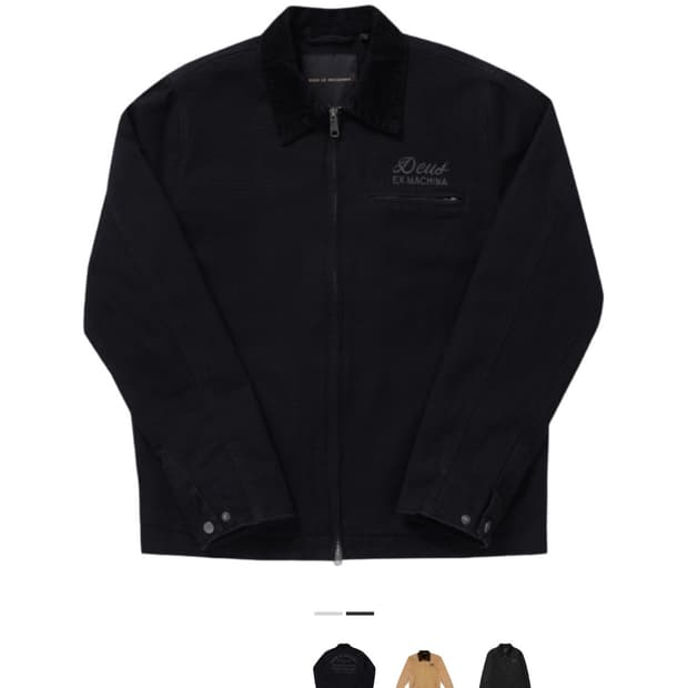 데우스 워크웨어 자켓 블랙