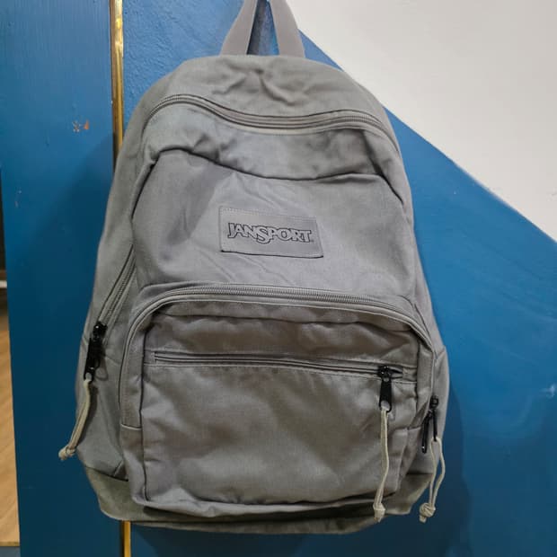 00s 잔스포츠 백팩 톤톤 스웨이드 멀티포켓 백팩 가방