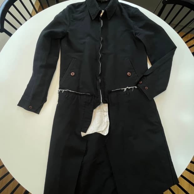 꼼데가르송 옴므 플러스 측융 코트