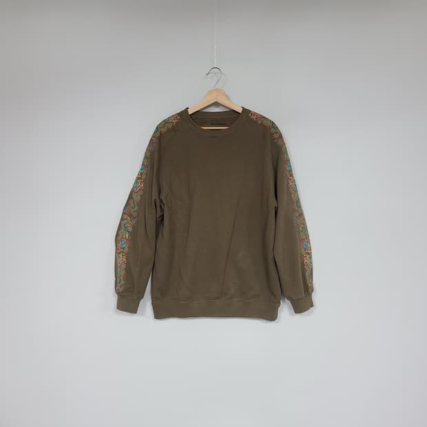 MAHARISHI 마하리시 오가닉 코튼 리버티 드래곤 맨투맨 올리브 M