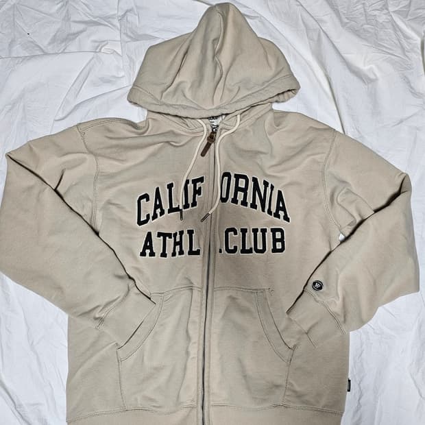 후아유 자수 로고 핀터깔 아방핏  y2k 후드 집업 L