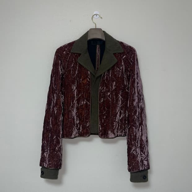 Haider Ackermann fw2016 벨벳 자켓