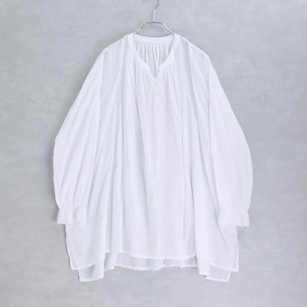 India Made cotton oversize gather top