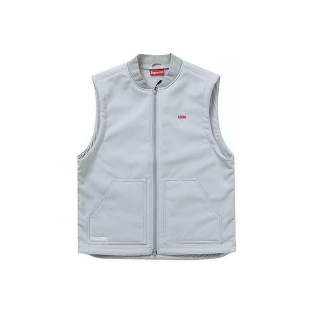 슈프림 윈드스토퍼 워크 베스트 라이트 그레이