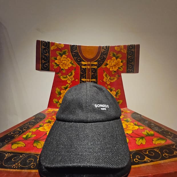 송지오 더블창 모자 새것