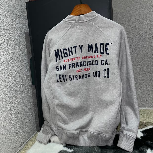 리바이스 코튼 바시티자켓