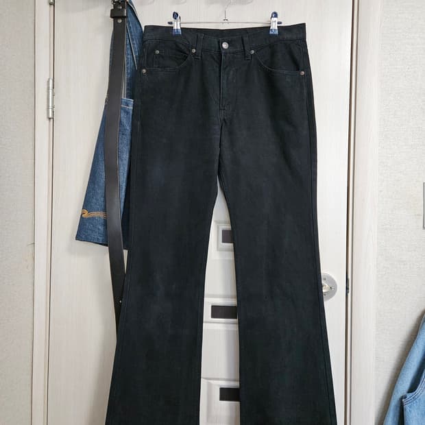 00s jp 517-38 levis 33 x 33 부츠컷 블랙진 리바이스