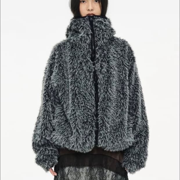 세릭 헤어리 바라클라바 집업