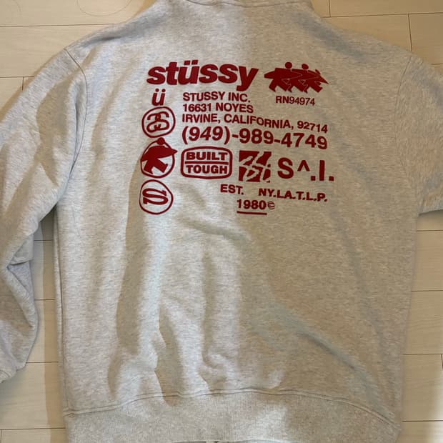 Stussy DNA 후드 에쉬헤더 XL
