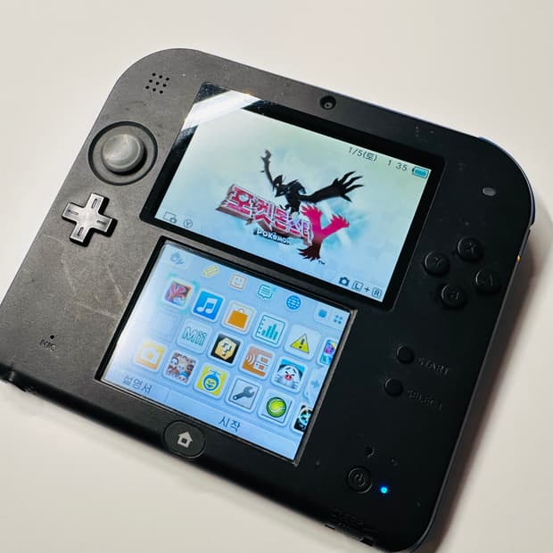 닌텐도 2DS 식빵 포켓몬스터 Y 에디션 국내 정발판 판매 (3DS)