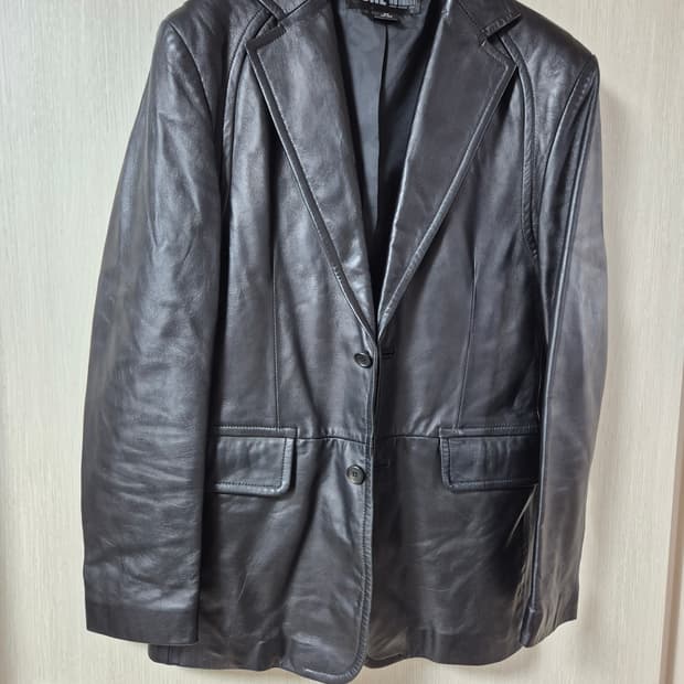 LONE 론  정욱준 준지 램스킨 양가죽 블레이저 자켓 95