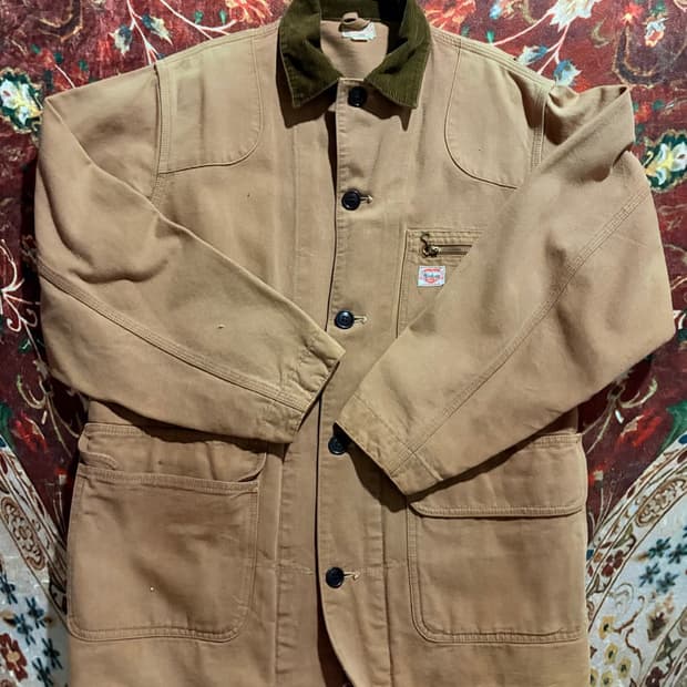 50s 칼하트 덕캔버스 헌팅자켓 웨어하우스 복각