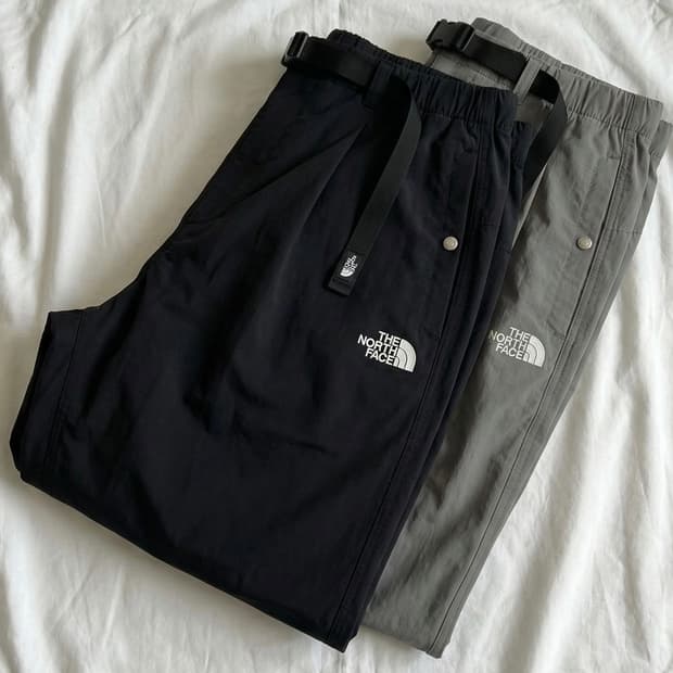 노스페이스 와이드 스트링 팬츠