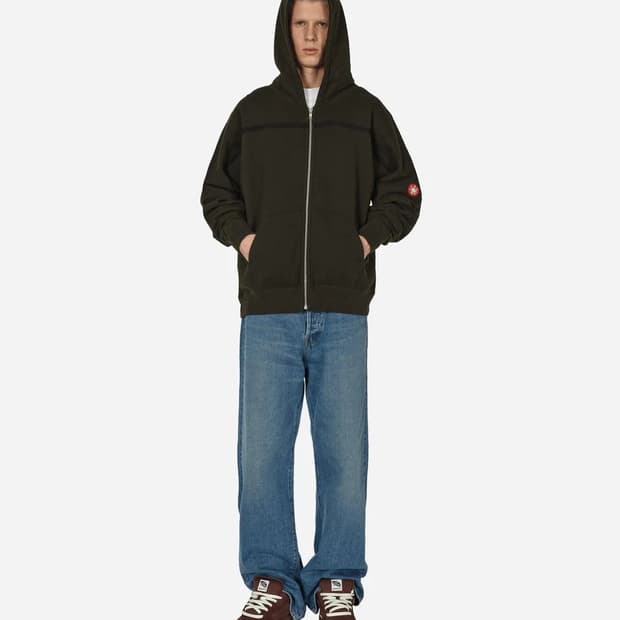 L 카브엠트 후드집업  TAPED CUT ZIP HEAVY HOODY