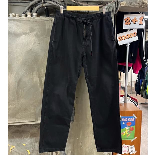 그라미치 코튼 팬츠 블랙 L #csz3750