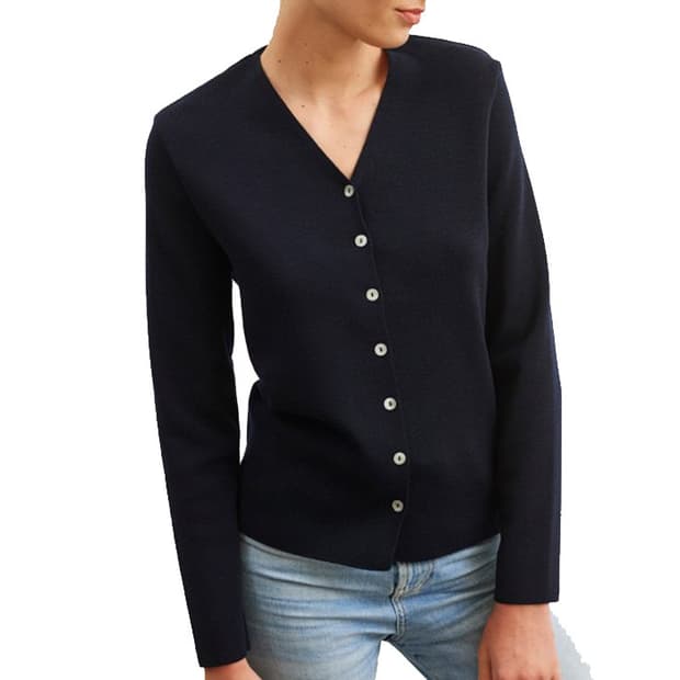 세인트제임스 브레방 가디건 네이비