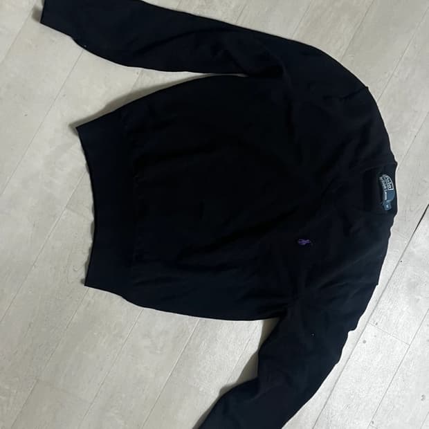 폴로 랄프로렌 메리노 울 니트 블랙 M